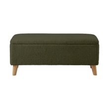 Robin Eucalyptus Wood Storage Ottoman Bench